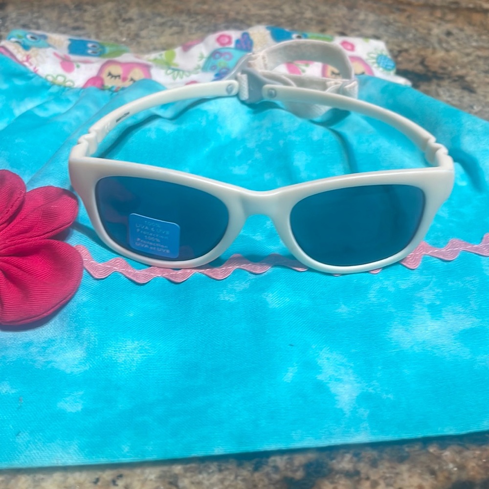 Kids White Sunglasses